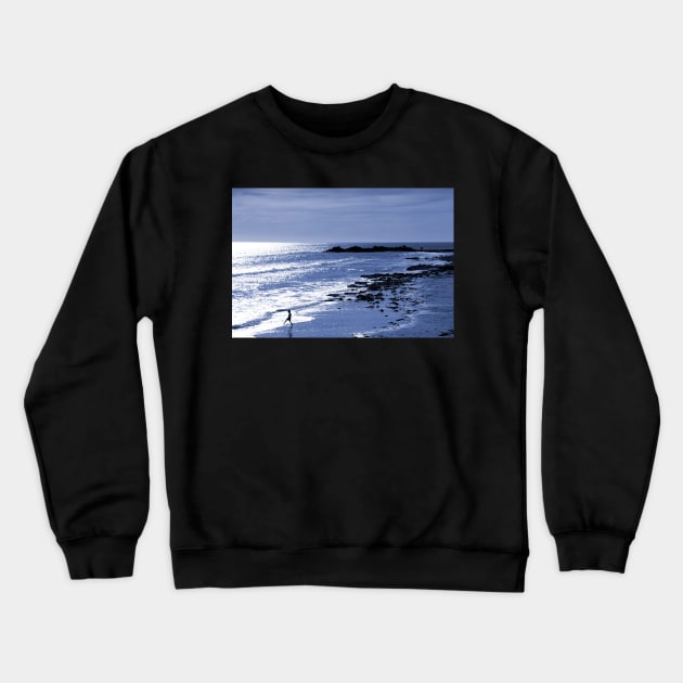 The Last Dip of the Day Crewneck Sweatshirt by jwwallace